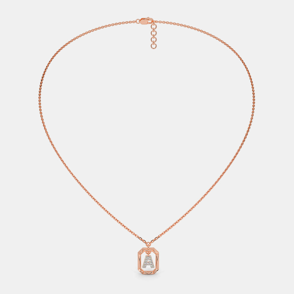 The Swiing A Initial Necklace