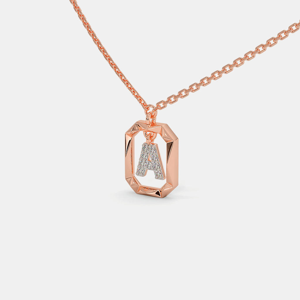 The Swiing A Initial Necklace