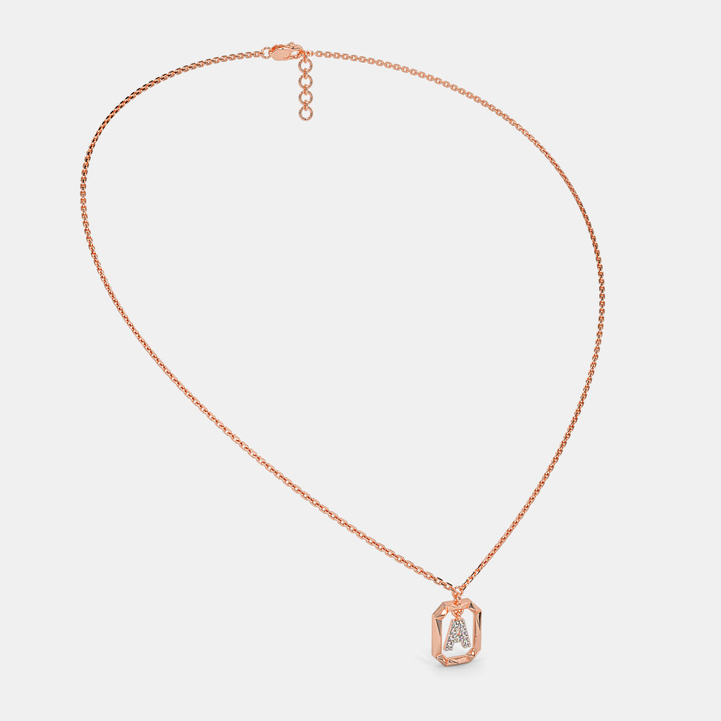 The Swiing A Initial Necklace