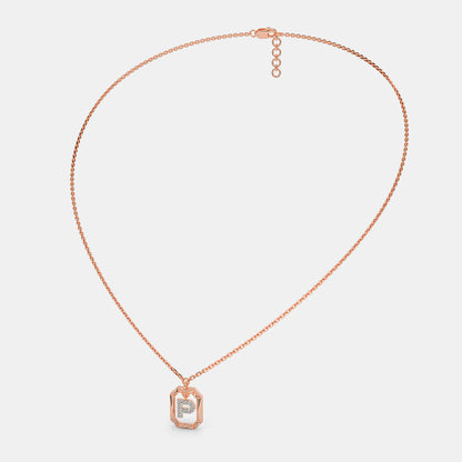 The Swiing P Initial Necklace