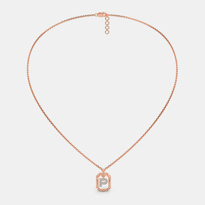 The Swiing P Initial Necklace
