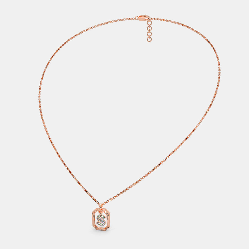 The Swiing S Initial Necklace