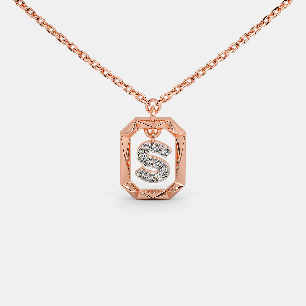 The Swiing S Initial Necklace