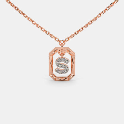 The Swiing S Initial Necklace