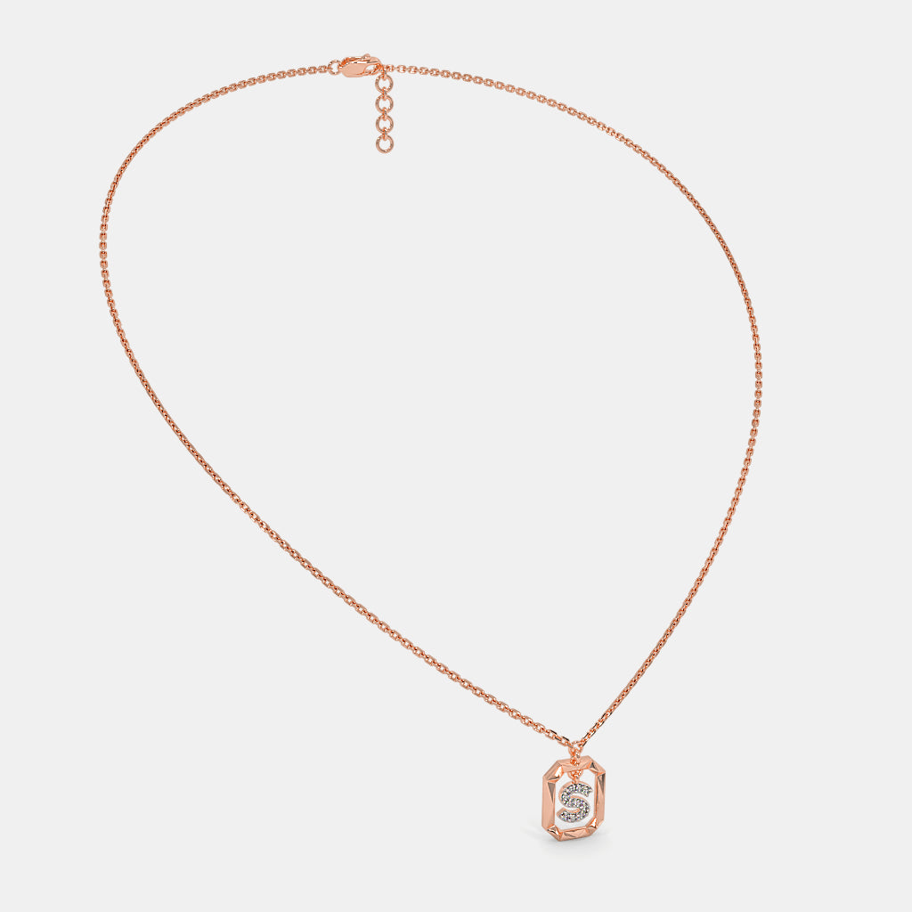 The Swiing S Initial Necklace