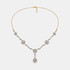 The Gilded Petal Y Necklace