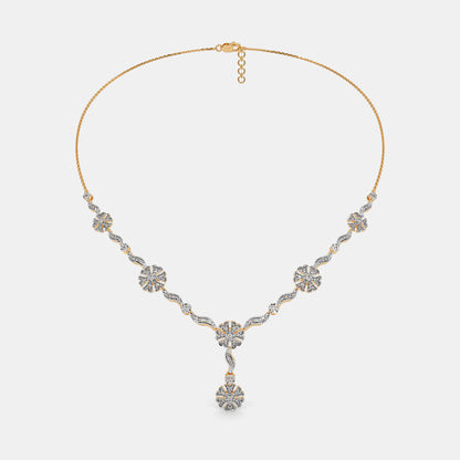 The Gilded Petal Y Necklace