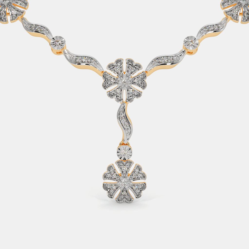 The Gilded Petal Y Necklace