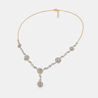 The Gilded Petal Y Necklace