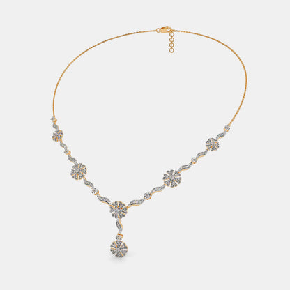 The Gilded Petal Y Necklace