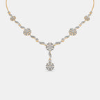 The Gilded Petal Y Necklace