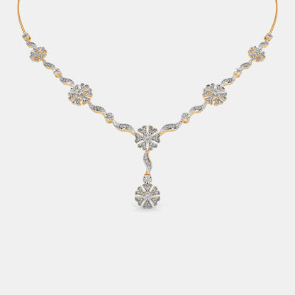 The Gilded Petal Y Necklace