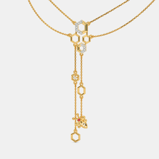 The Meliza Lariat Necklace