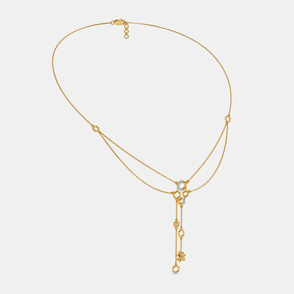 The Meliza Lariat Necklace