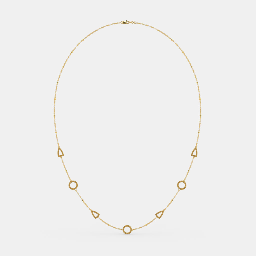 The Trilateral Station Necklace