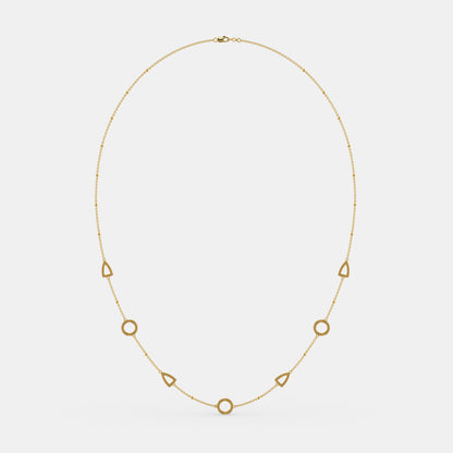 The Trilateral Station Necklace