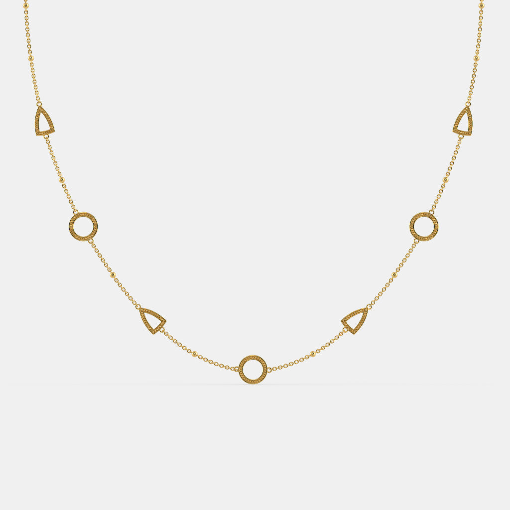 The Trilateral Station Necklace