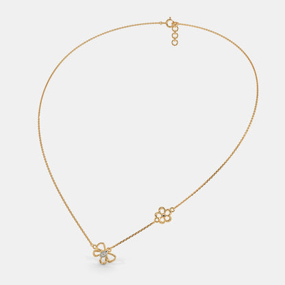 The Flutter And Floral Kids Necklace