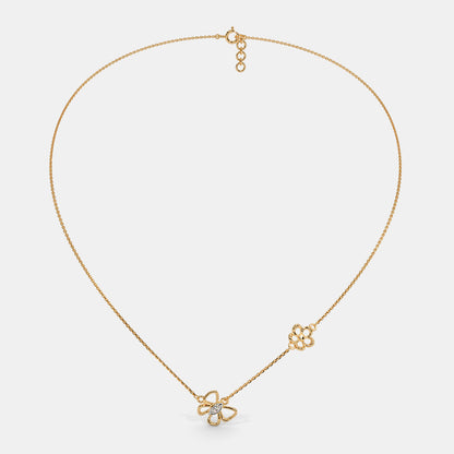 The Flutter And Floral Kids Necklace