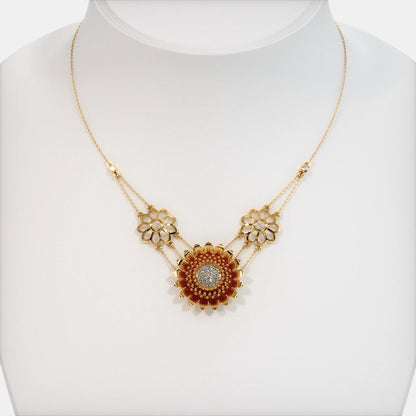 The Heavenly Sunflower Necklace