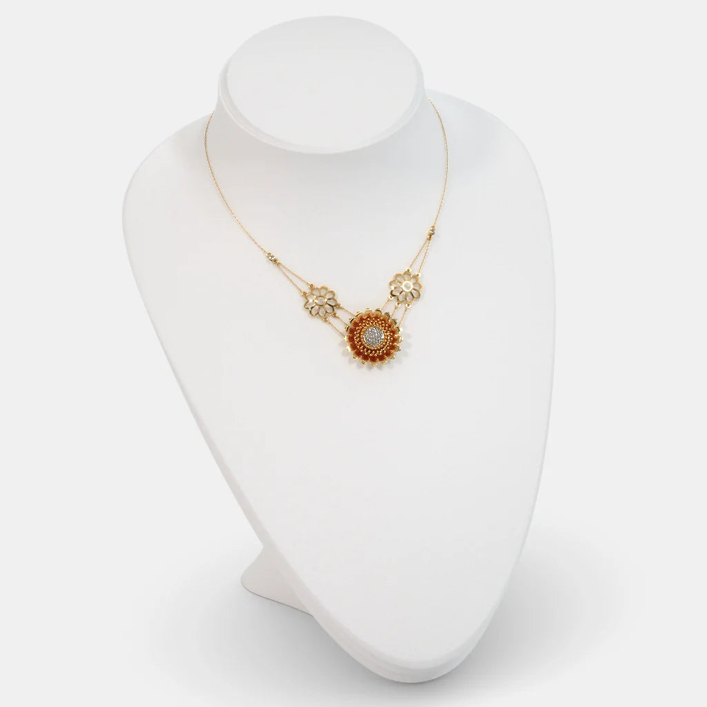 The Heavenly Sunflower Necklace