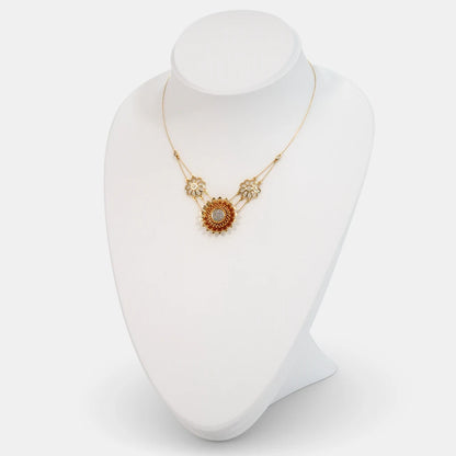 The Heavenly Sunflower Necklace