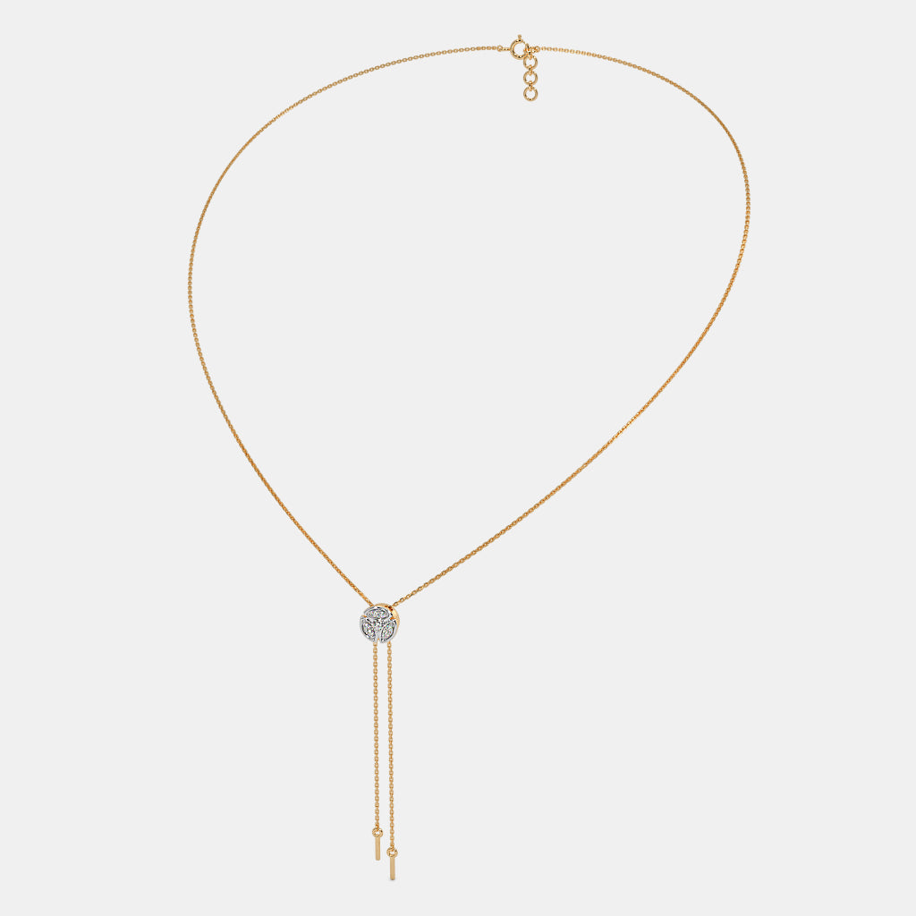 The Flowing Diamonds Pendant Necklace