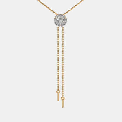 The Flowing Diamonds Pendant Necklace