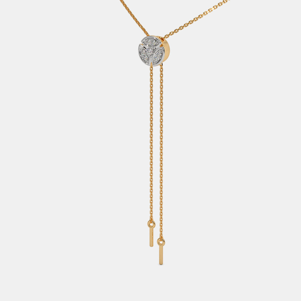 The Flowing Diamonds Pendant Necklace