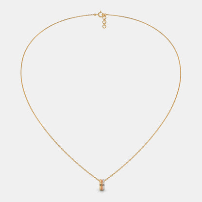 The Trio Ring Pendant Necklace