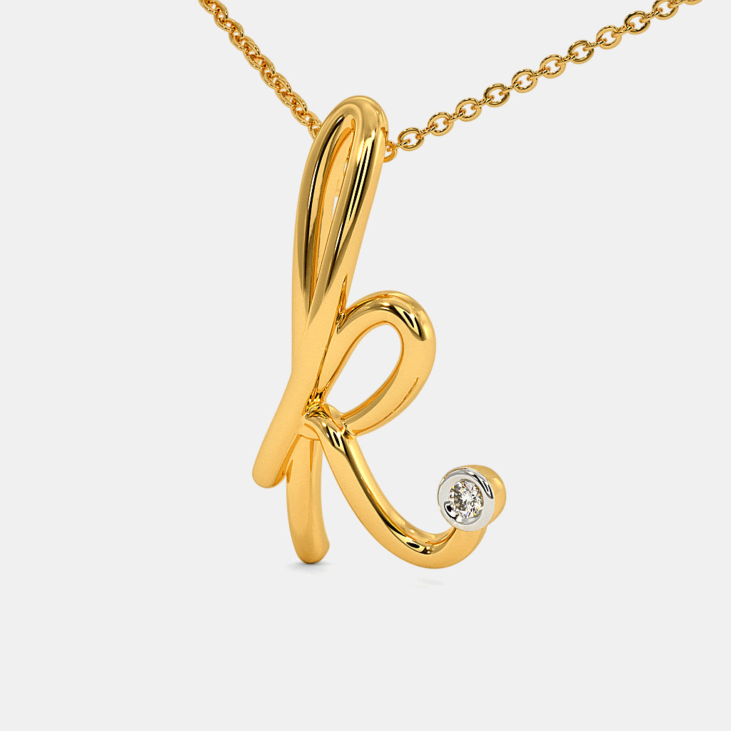The Cursive K Necklace