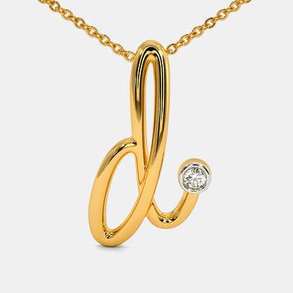 The Cursive D Necklace