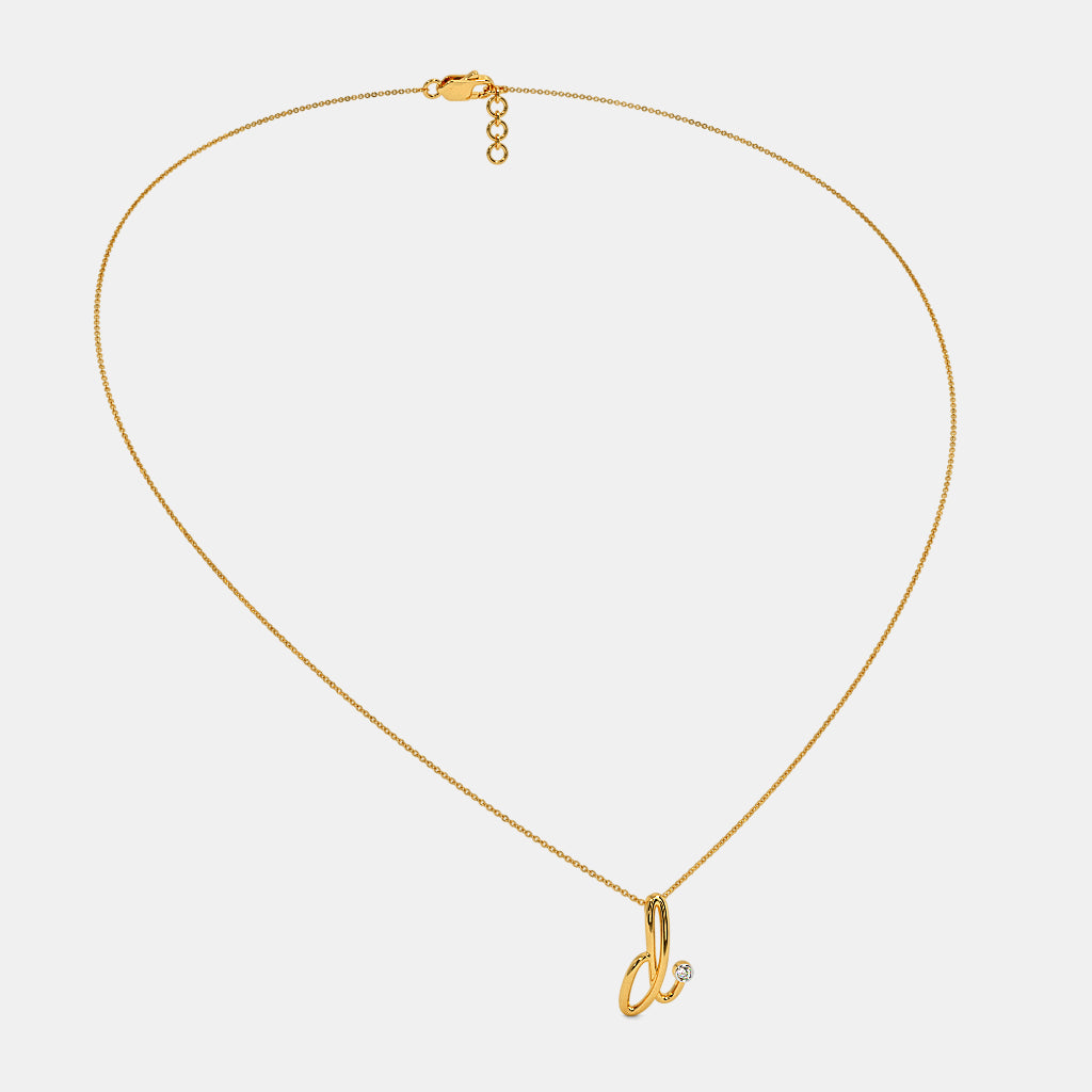 The Cursive D Necklace
