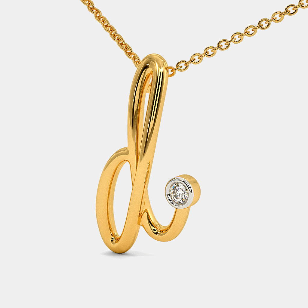The Cursive D Necklace