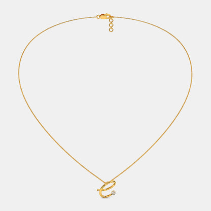 The Cursive E Necklace