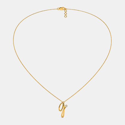 The Cursive G Necklace