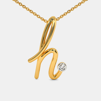 The Cursive H Necklace
