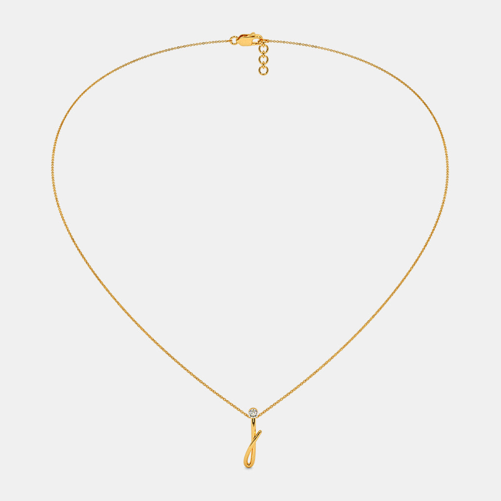 The Cursive J Necklace