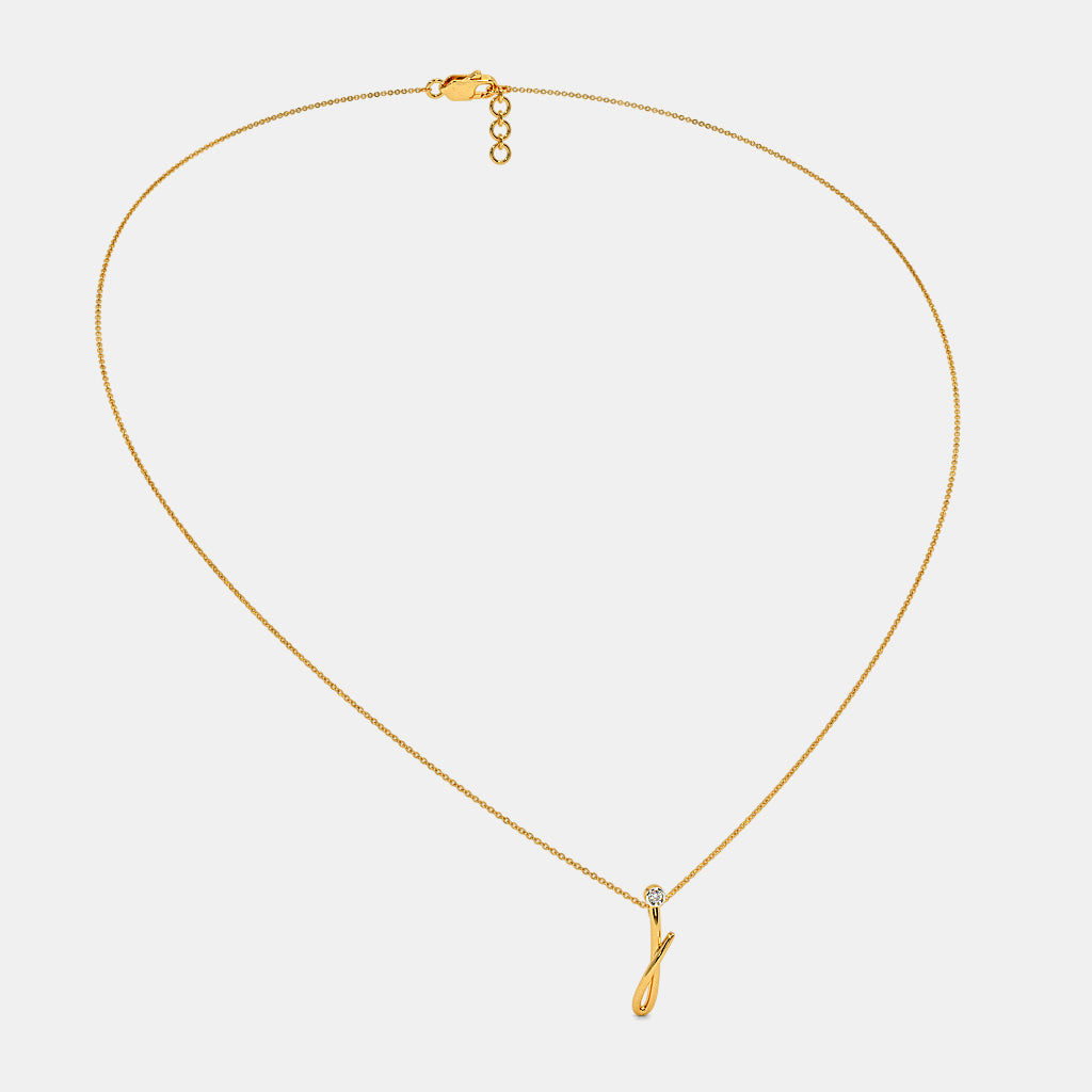 The Cursive J Necklace