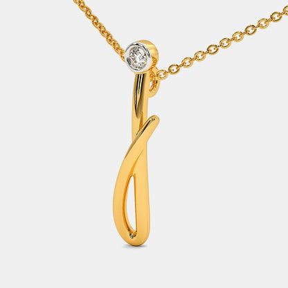 The Cursive J Necklace