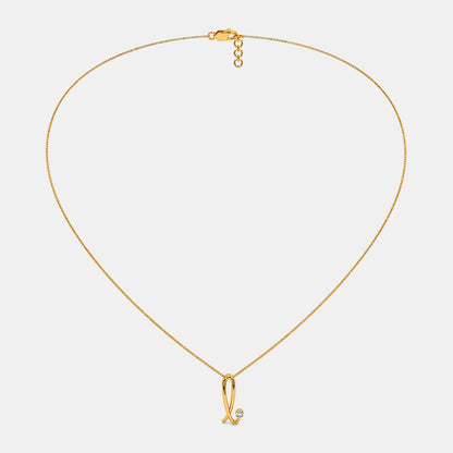 The Cursive L Necklace