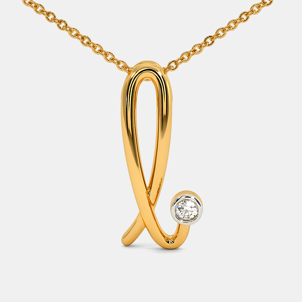 The Cursive L Necklace