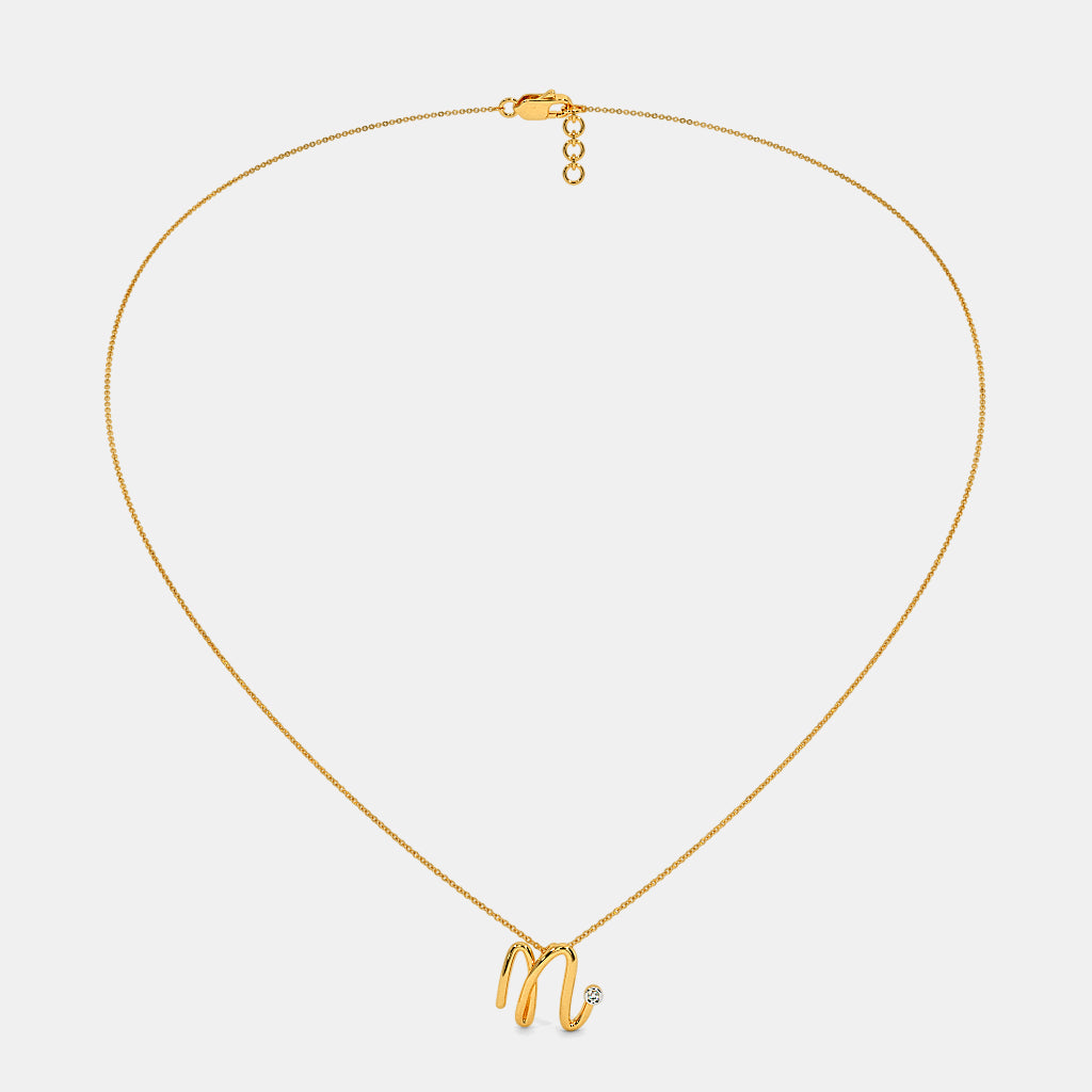 The Cursive N Necklace