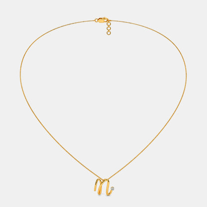 The Cursive N Necklace