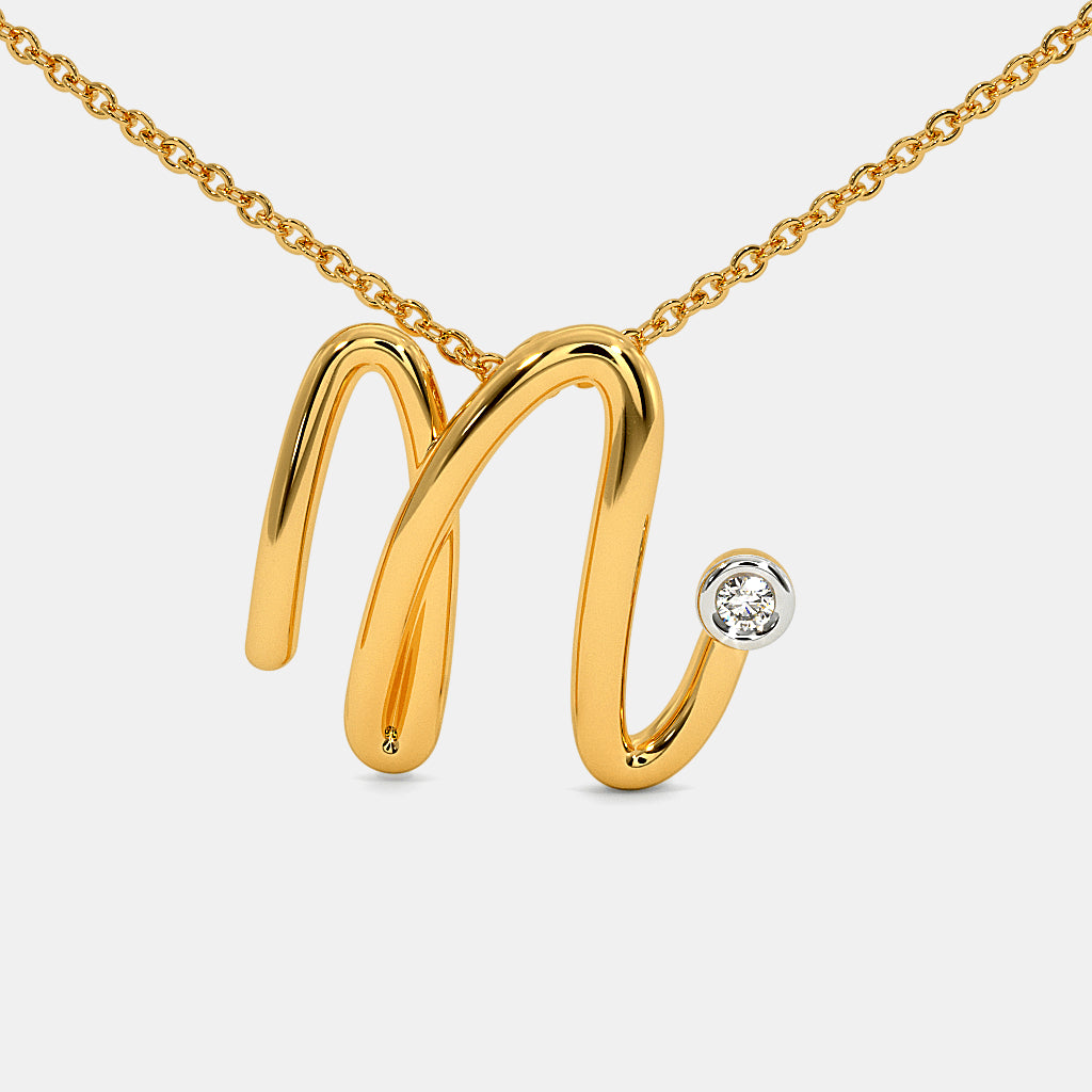 The Cursive N Necklace