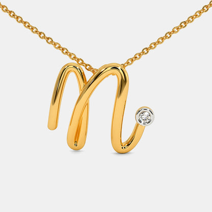 The Cursive N Necklace