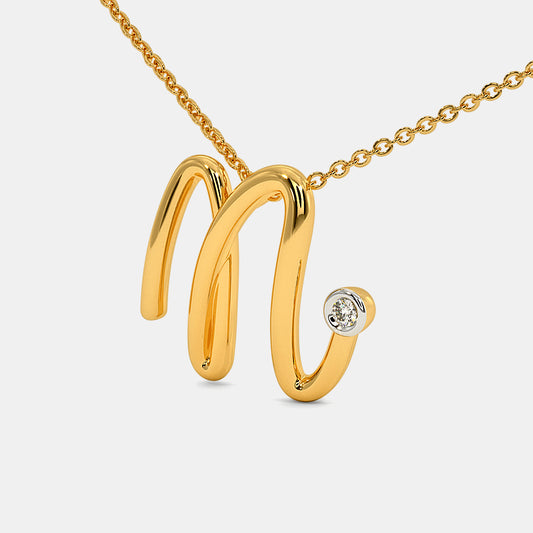 The Cursive N Necklace