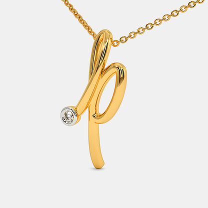 The Cursive P Necklace