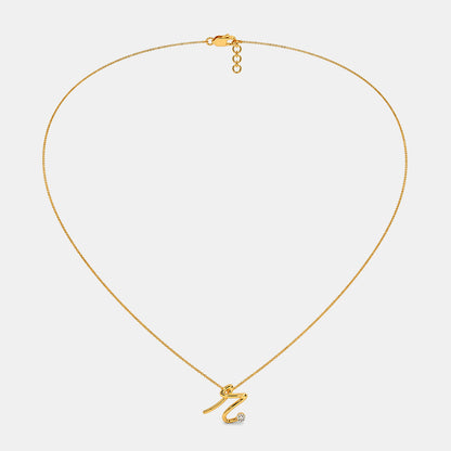 The Cursive R Necklace