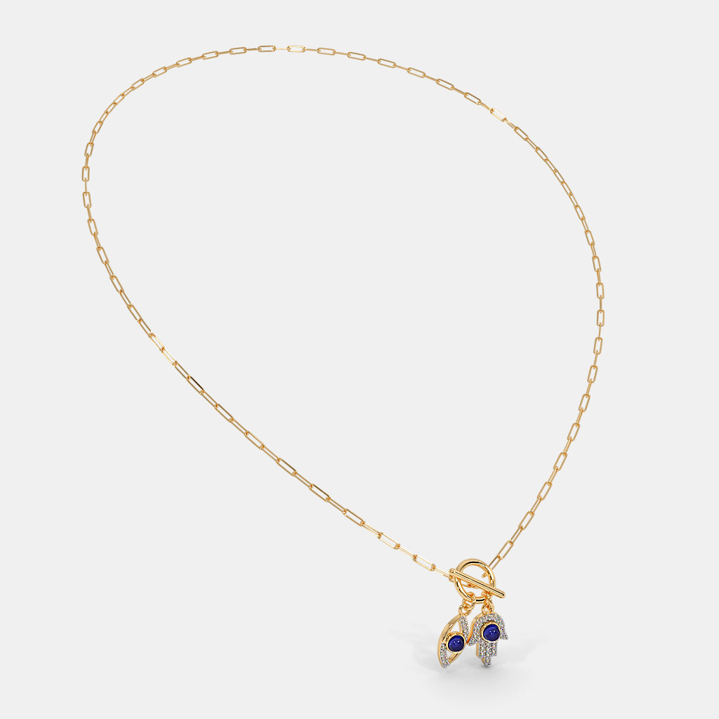 The Guardian Glare Toggle Necklace